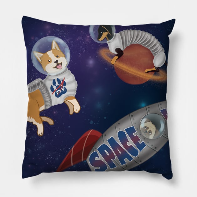 space puppies Pillow by anakir