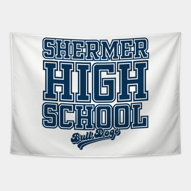 Shermer High School: 2 Color Version Tapestry by HustlerofCultures