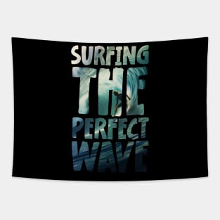 Surfing the perfect wave Tapestry