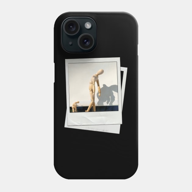 snapshot wooden mannequin Phone Case by mystudiocreate