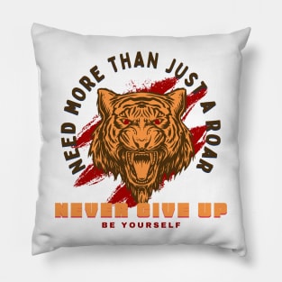 Never Give Up Pillow