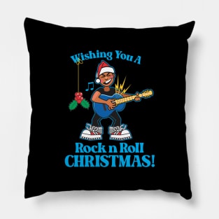 Wishing You A Rock n Roll Christmas - Holiday Pillow