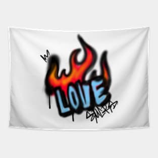 Burning Love Tapestry