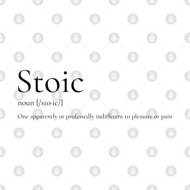 Stoic Definition by StoicChimp