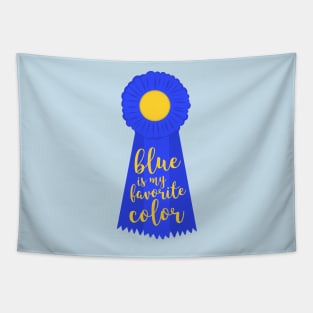 Blue Ribbon Tapestry