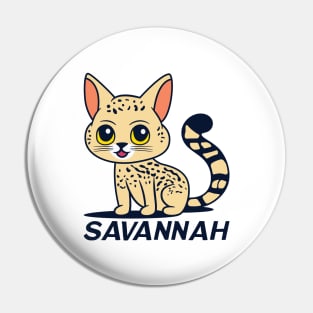 Savannah Cat Pin