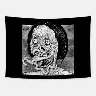 Melted Face Tapestry