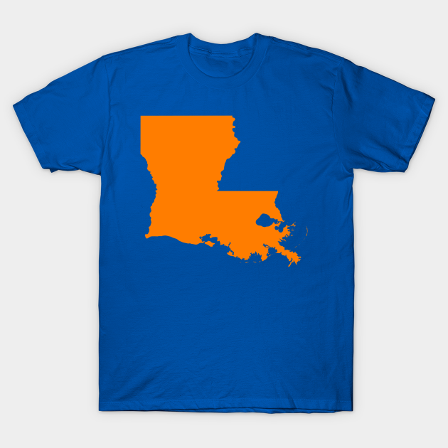 Discover Louisiana Orange - Louisiana - T-Shirt