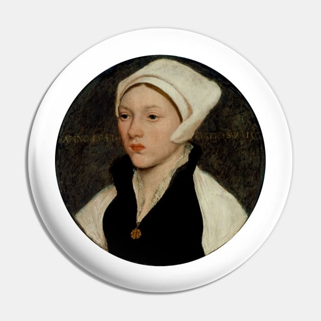 Portrait of a Young Woman with a White Coif Pin by terrybain