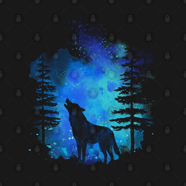 legend of the power of wolves in the night by berwies