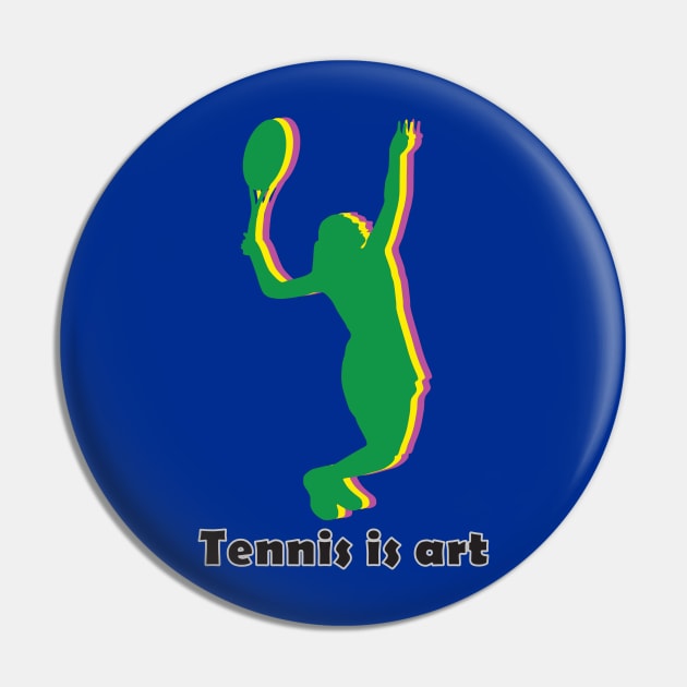 Silhouette of woman playing tennis Pin by GiCapgraphics