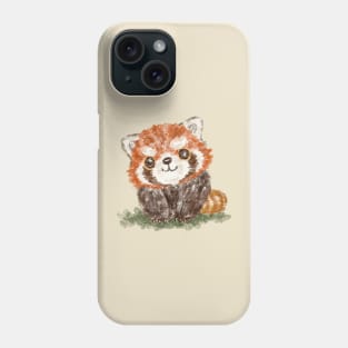 Smiling red panda Phone Case