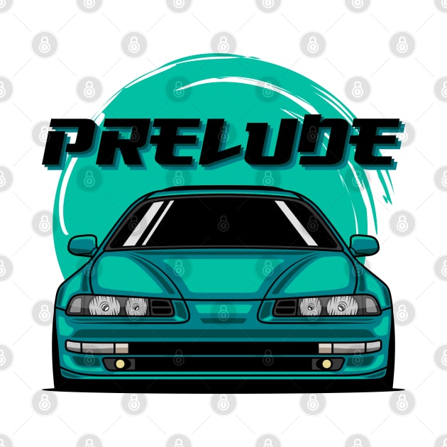 Teal Prelude MK4 Front by GoldenTuners