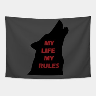 My Life My rules Tapestry