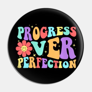 Progress Over Perfection Back To School Teacher Pin