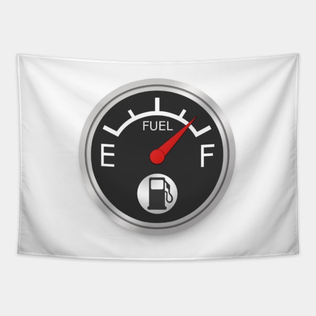 Fuel Gauge Tapestry by Motor World