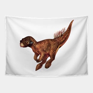 Cozy Psittacosaurus Tapestry