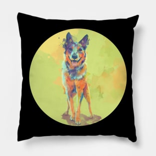 Blue Heeler Dog Pillow