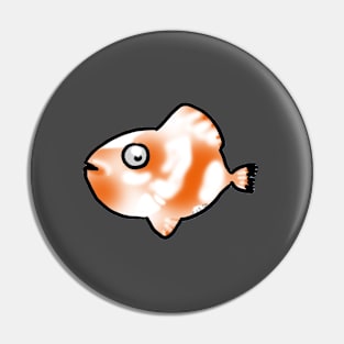 orange fish Pin