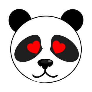 Love Panda Emoji T-Shirt