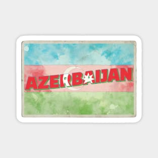 Azerbaijan Vintage style retro souvenir Magnet