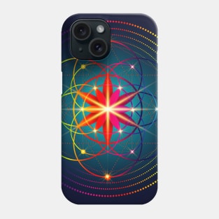 Wiccan cycle star Powerful witchcraft Spell - Luck, boost of talents and special abilities Phone Case