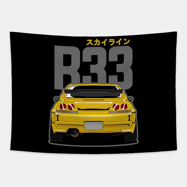 Nissan GTR R33 Tapestry by squealtires