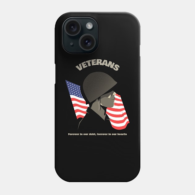 VETERANS Phone Case by Cectees