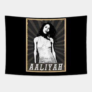 80s Style Aaliyah Tapestry