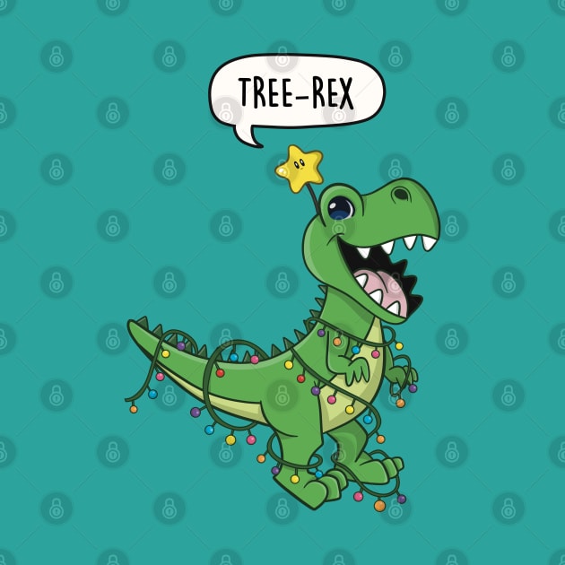 Tree-Rex Christmas Dinosaur by LEFD Designs