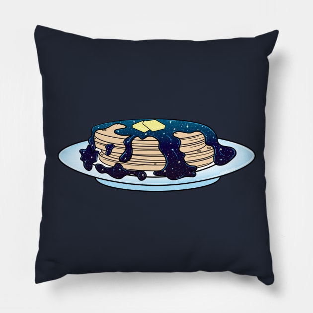 Space Pancakes Pillow by Desdymona