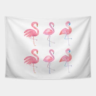 Pink Flamingos Tapestry