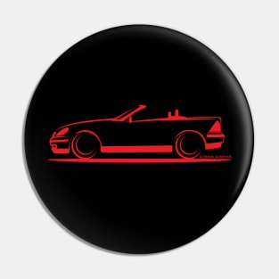 Mercedes Benz SLK R170 Red Pin