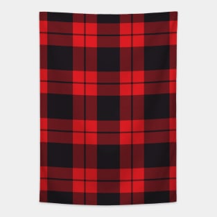 Buffalo Plaid Checkered Christmas Holiday Pattern Tapestry