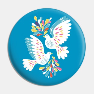 Peace Doves Pin