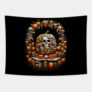 pumpkins carvings Tapestry