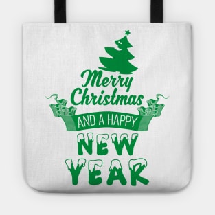 Merry Christmas and a Happy New Year Tote