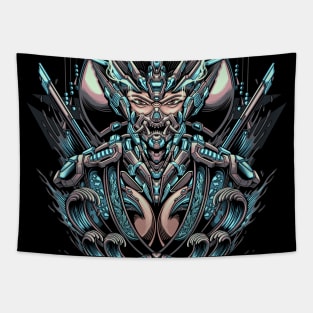 Great Geisha Mecha Illustration 3 Tapestry