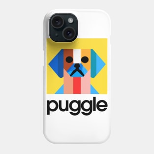 Puggle Art Dog Owner Vintage Funny Puggle Phone Case