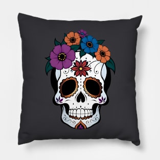 Day of the Dead Skull 11 Pillow