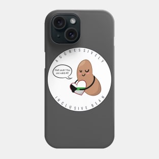 Demiromantic Pride: Aggressively Inclusive Bean Phone Case