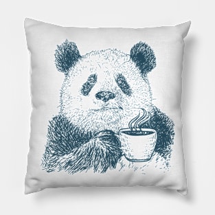 coffee panda Pillow