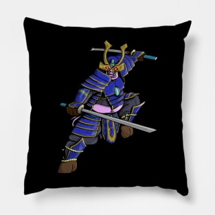 Samurai Swine Pillow