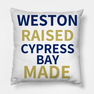 Weston Raised Cypress Bay Made Pillow