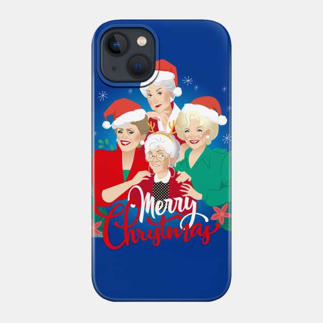 Golden Christmas - Christmas - Phone Case