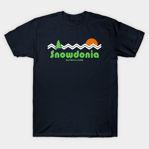 Discover Snowdonia National Park Retro - Snowdonia - T-Shirt