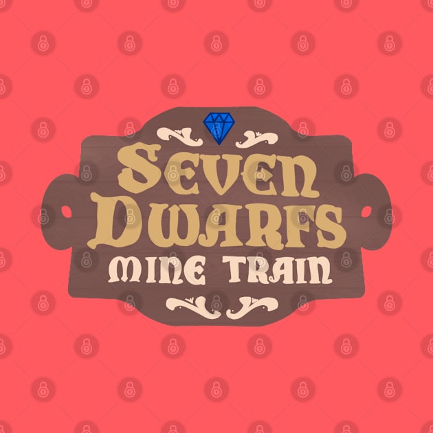 Seven dwarfs mine train by Hundred Acre Woods Designs