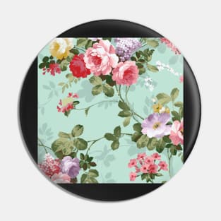 Floral Pattern, Flower Design, Artwork, Vector, Graphic Pin