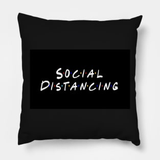 Social Distancing Friends Pillow