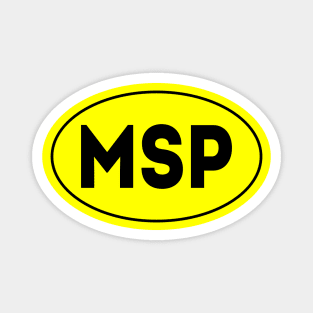 MSP Airport Code Minneapolis–Saint Paul International Airport USA Magnet